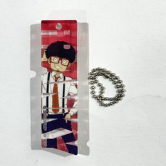 Franky Franklin Spy x Family Code: White Trading Name Keychain Capcom Cafe Limited [USED]