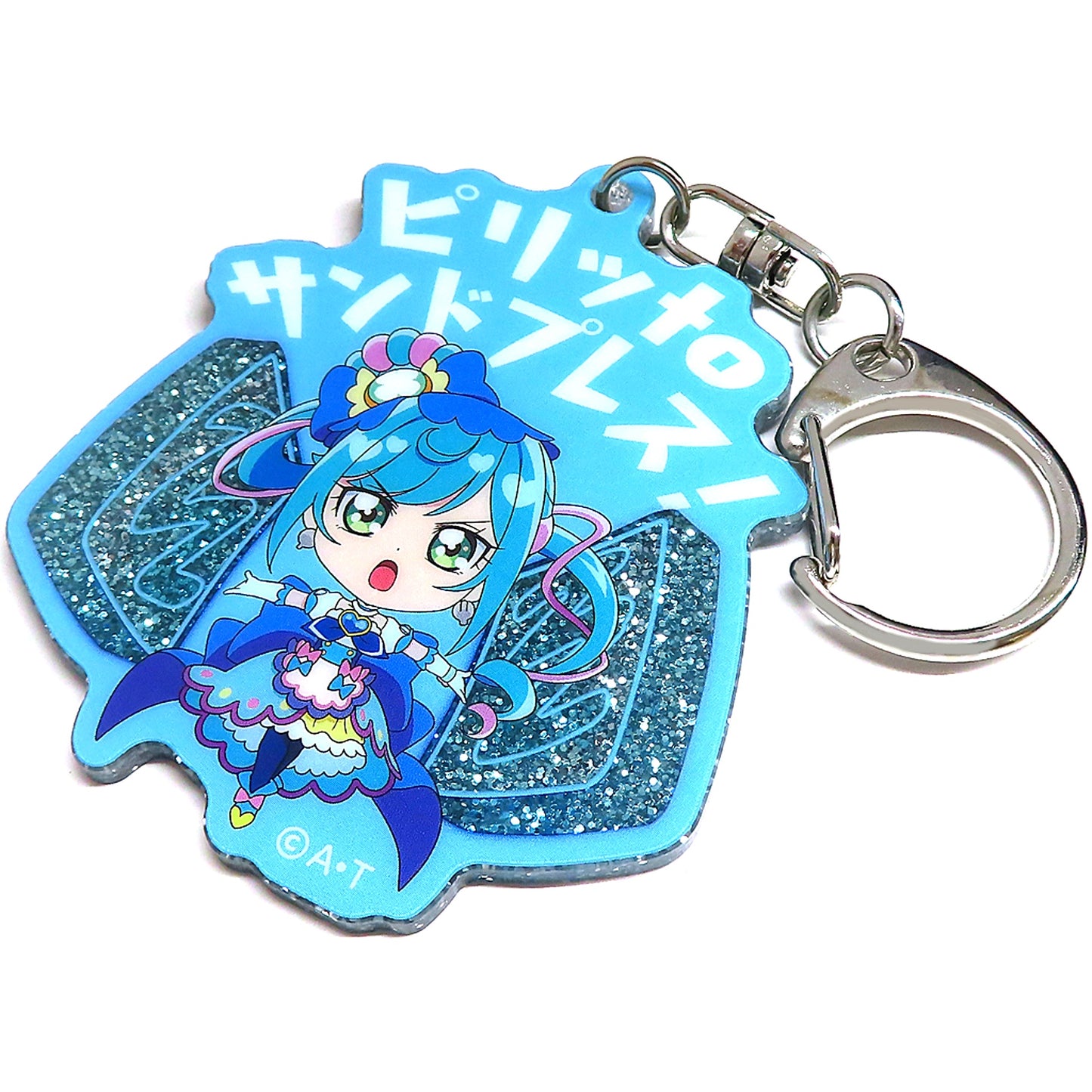 Cure Spicy PreCure Piri-to Sand Press! Acrylic Keychain Pretty Store Branch in Akita OPA [USED]