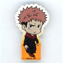 Jujutsu Kaisen Grand Exhibition Part 2 Shibuya Incident Yuji Itadori Trading Die-Cut Mini Acrylic Block (Grand Exhibition Mini Character Illustration) at baseyard tokyo Acrylic Stands [USED]