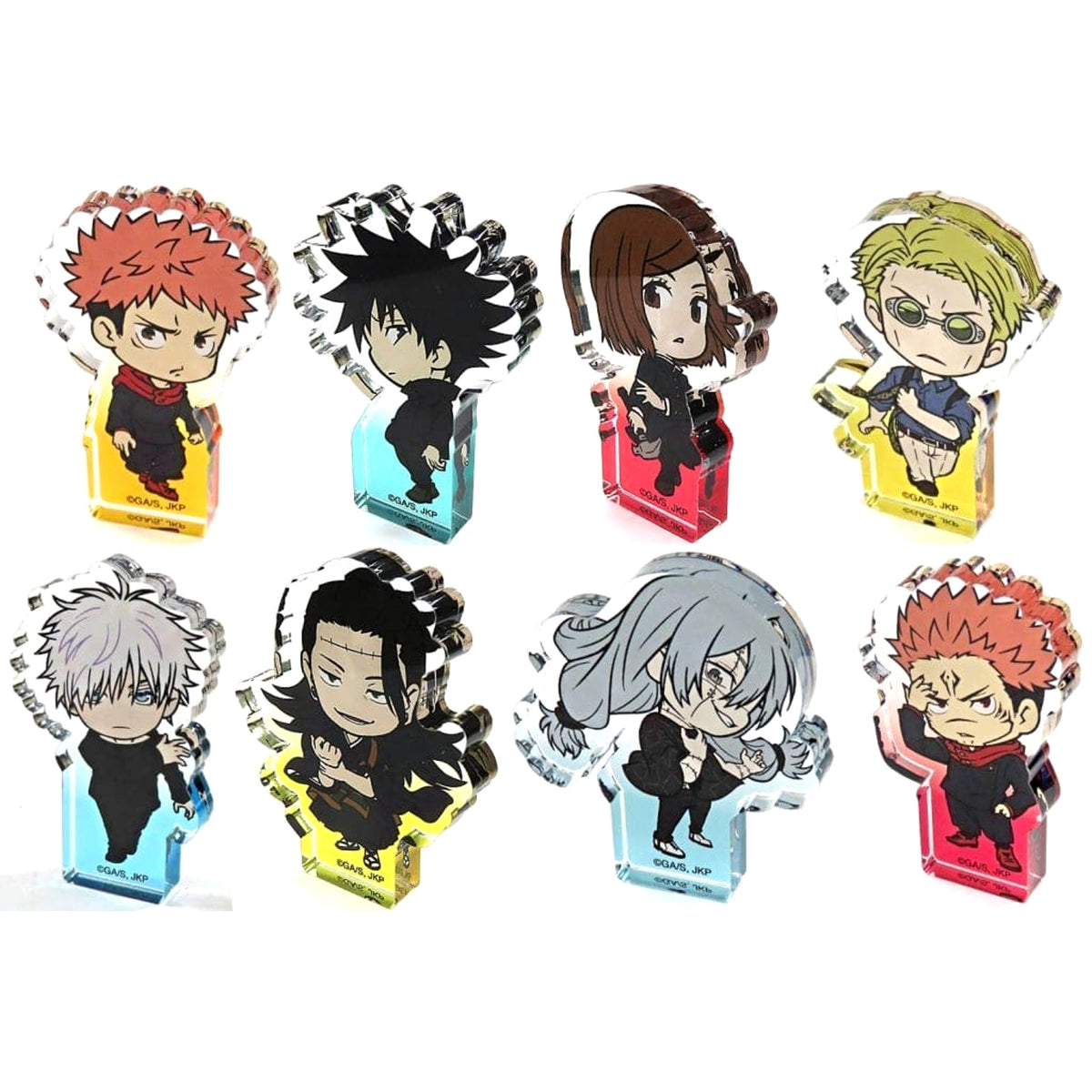 Jujutsu Kaisen Yuji Itadori & Others All 8 Types Set Trading Die-Cut Mini Acrylic Block Grand Exchange Exhibition Mini Character Illustration Dai Koryu Exhibition Second Half Shibuya Jihen at Baseyard Tokyo Limited Acrylic Item [USED]