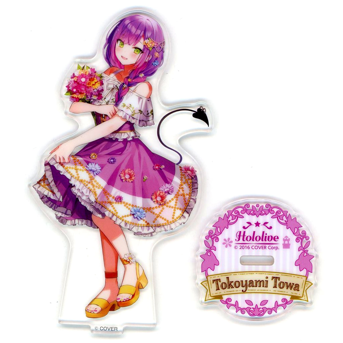 Tokoyami Towa Single Acrylic Stand Virtual YouTuber Hololive x FamilyMart [USED]