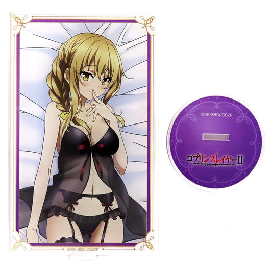 Goblin Slayer II Receptionist Kujimate Acrylic Stand Prize B-3 Acrylic Stands [USED]
