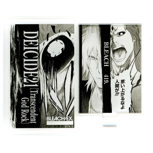 Ichigo Kurosaki and Sosuke Aizen BLEACH Original Acrylic Diorama Collection B BLEACH EX. 20th Anniversary Art Exhibition [USED]