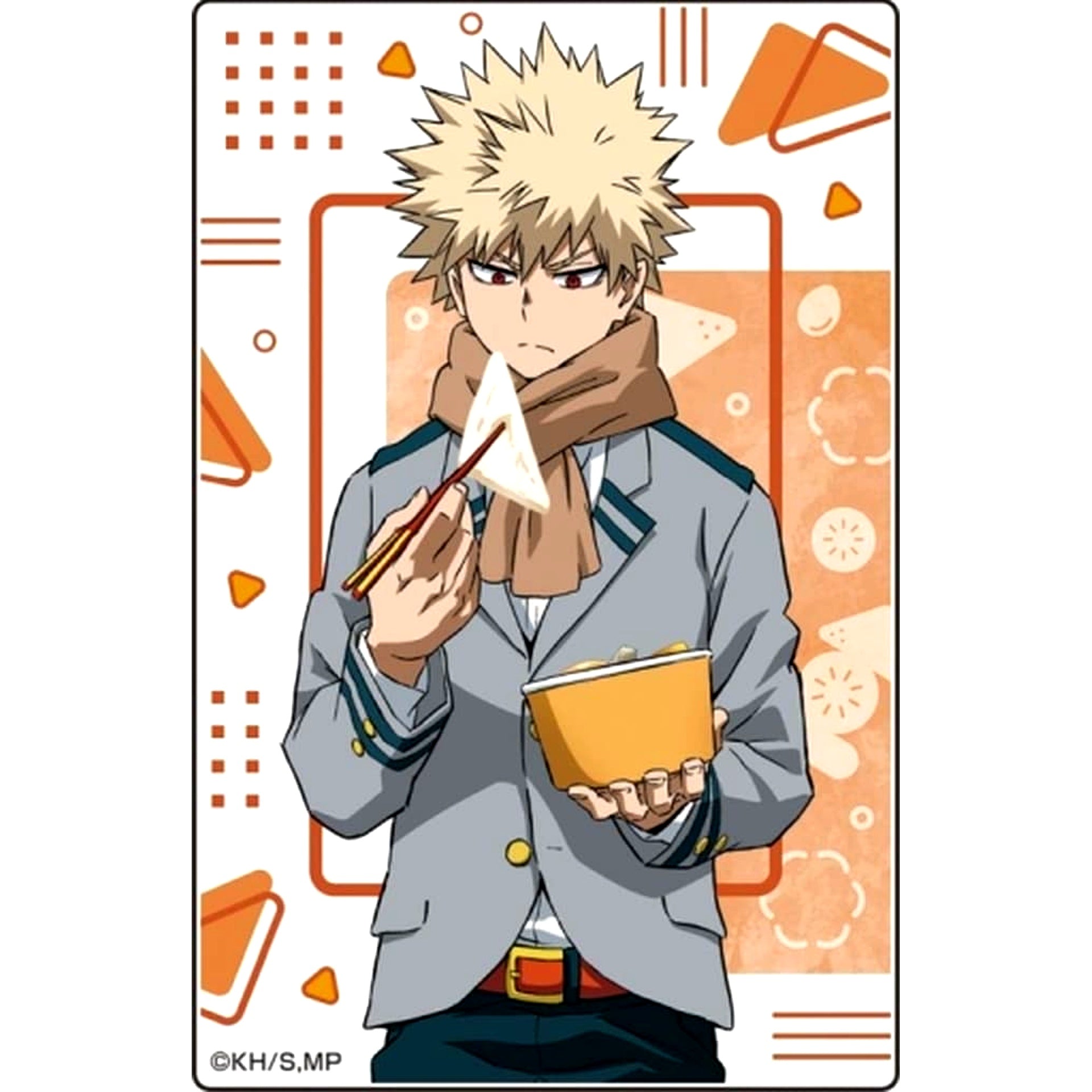 Katsuki Bakugo My Hero Academia Acrylic Block Collection Oden ver. [USED]