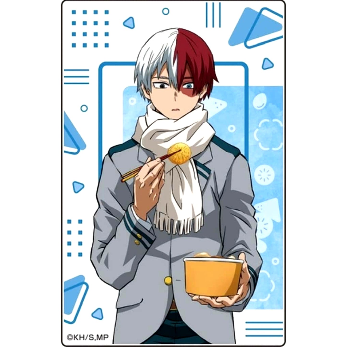 Shoto Todoroki My Hero Academia Acrylic Block Collection Oden ver. [USED]