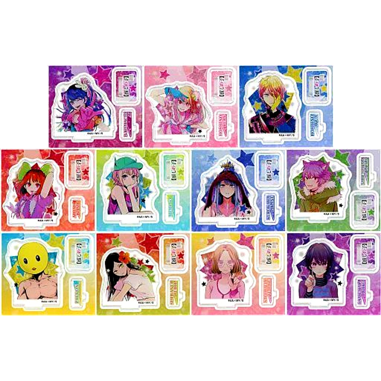 Set of 11 Oshi no Ko Acrylic Figure Collection Vol.1 [USED]