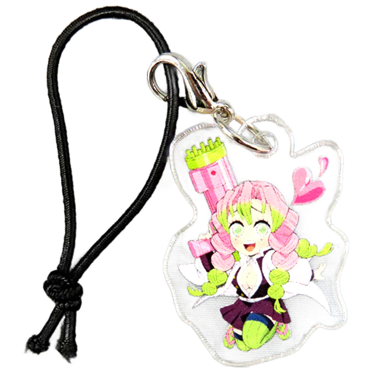 Mitsuri Kanroji Demon Slayer: Kimetsu no Yaiba Mini Acrylic Charms Toei Uzumasa Eigamura Kyoto no Oshigoto 4: Summer Special Water Training Limited Konpeito Bundled Items Charm [USED]
