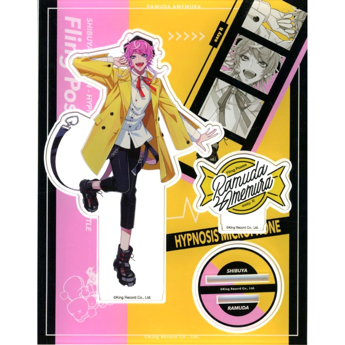 Ramuda Amemura Hypnosis Mic: Division Rap Battle Acrylic Stand Guide Book + [USED]