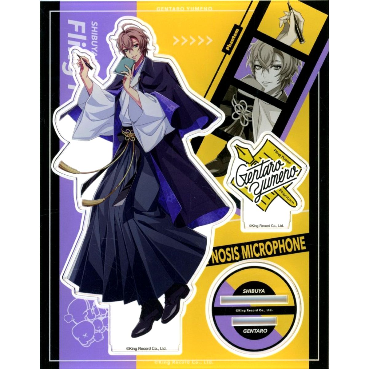 Gentaro Yumeno Hypnosis Mic: Division Rap Battle Acrylic Stand Guide Book + [USED]