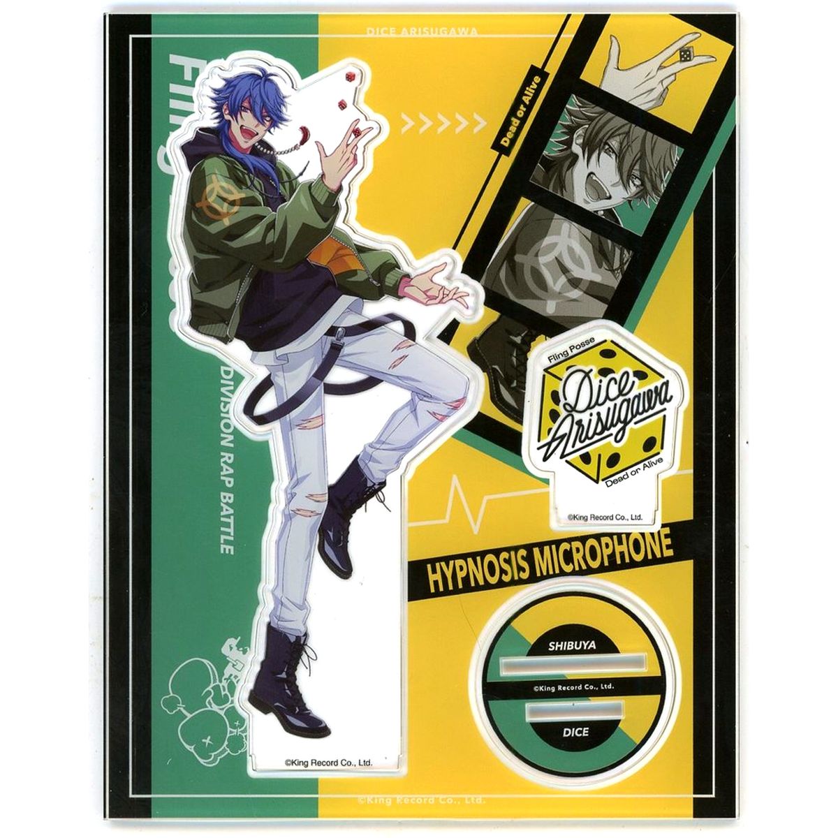 Dice Arisugawa Hypnosis Mic: Division Rap Battle Acrylic Stand with Guide Book [USED]