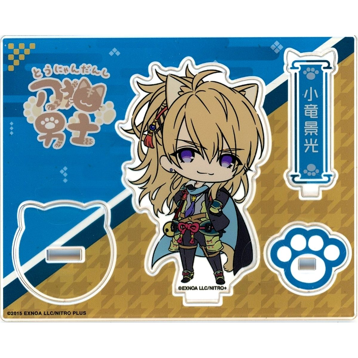 No.054 Koryuu Kagemitsu Touken Ranbu ONLINE Touneko Danshi POP UP STORE Touken Neko Danshi Acrylic Stand [USED]