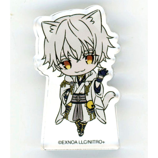 Tsurumaru Kuninaga Touken Ranbu ONLINE Touneko Danshi Acrylic Block Collection Part 6 POP UP STORE Touken Neko Danshi [USED]