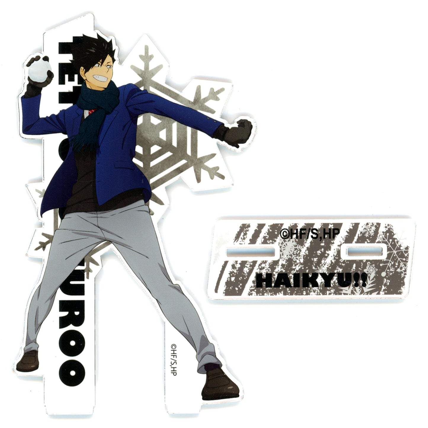 Tetsuro Kuroo Acrylic Stand Snow Play III Ver. Haikyu!! [USED]