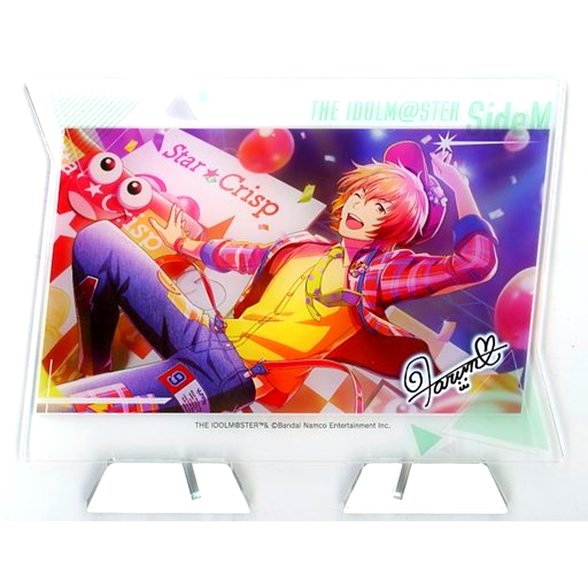 Haruna Wakazato Vivid Flavor SSR+ THE IDOLM@STER SideM Acrylic Stand Official Shop Ltd Lottery Prize A [USED]