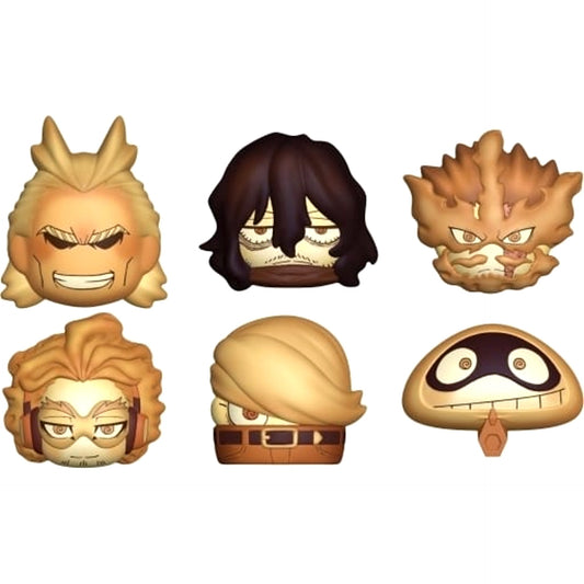 My Hero Academia All Might & Others Hero Bread Pro Hero All 6 Types Set Mascot [USED]