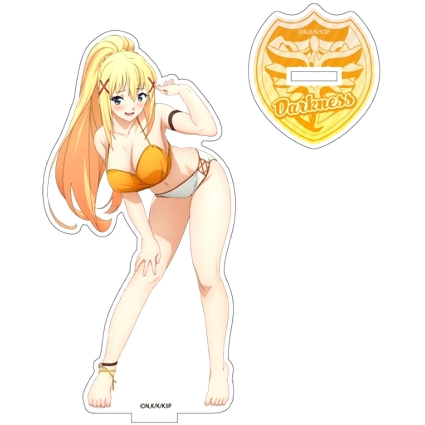 Darkness Swimsuit Ver. Illustration KonoSuba 3 Acrylic Stand [USED]
