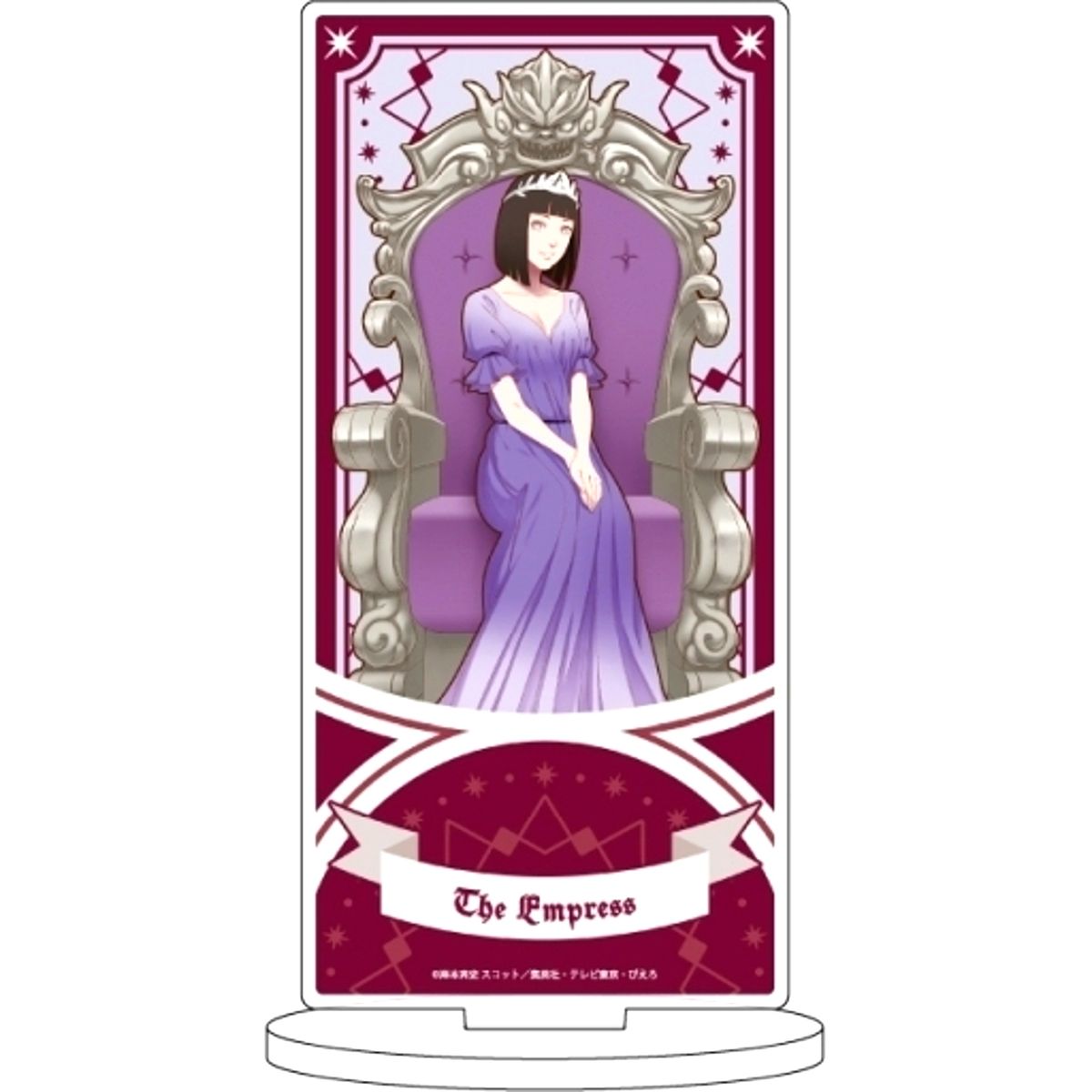 Hinata Hyuga No. 05 Boruto: Naruto Next Generations Tarot Ver. Illustration Acrylic Figure [USED]