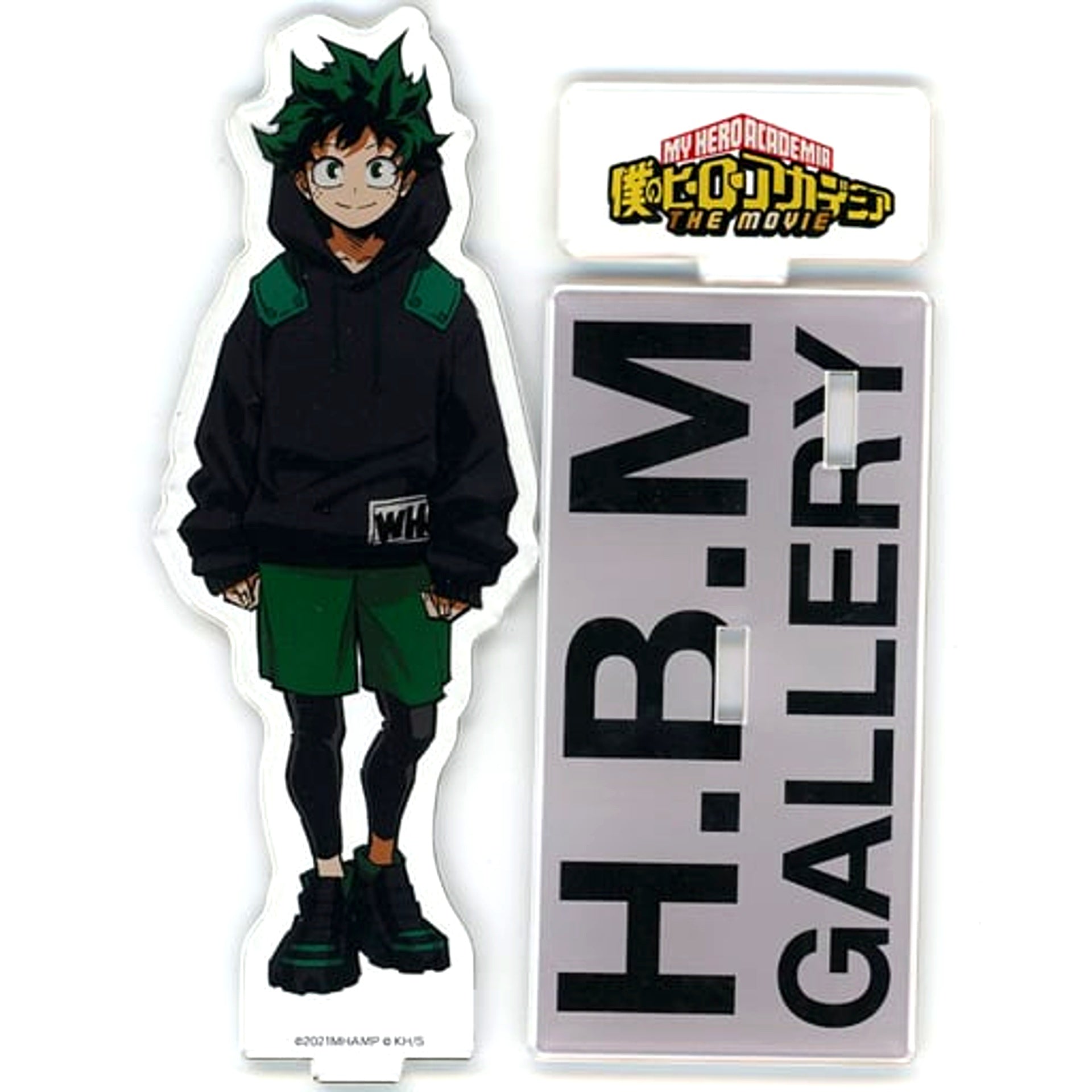 Izuku Midoriya My Hero Academia The Movie World Heroes Mission x ZOZOTOWN x H.B.M.GALLERY Acrylic Stand Single Item [USED]