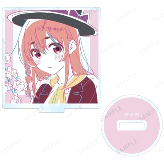 Rent-A-Girlfriend Sumi Sakurasawa Trading lette-graph Acrylic Stand Type A Acrylic Stands [USED]