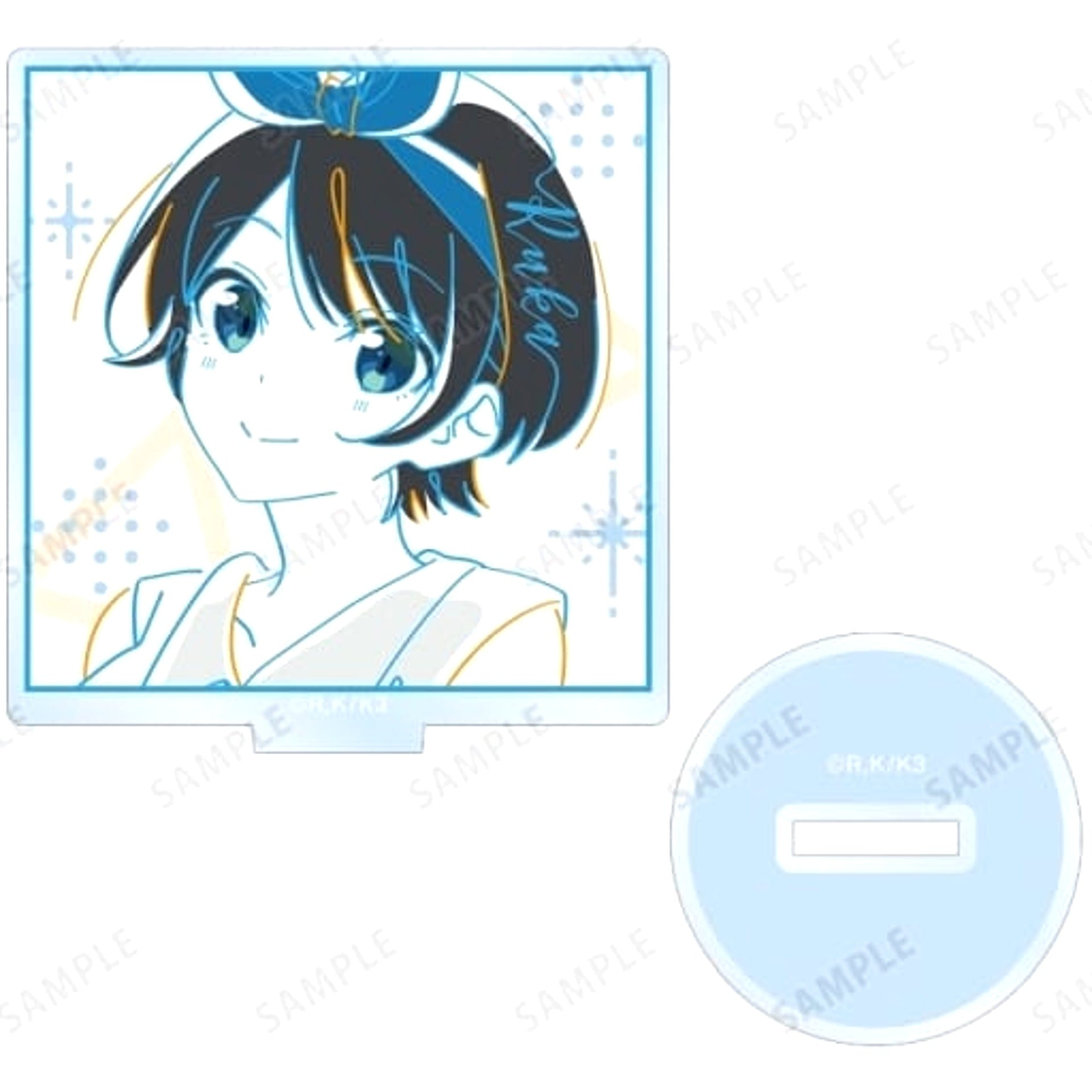 Rent-A-Girlfriend Ruka Sarashina Trading lette-graph Acrylic Stand Type B Acrylic Stands [USED]