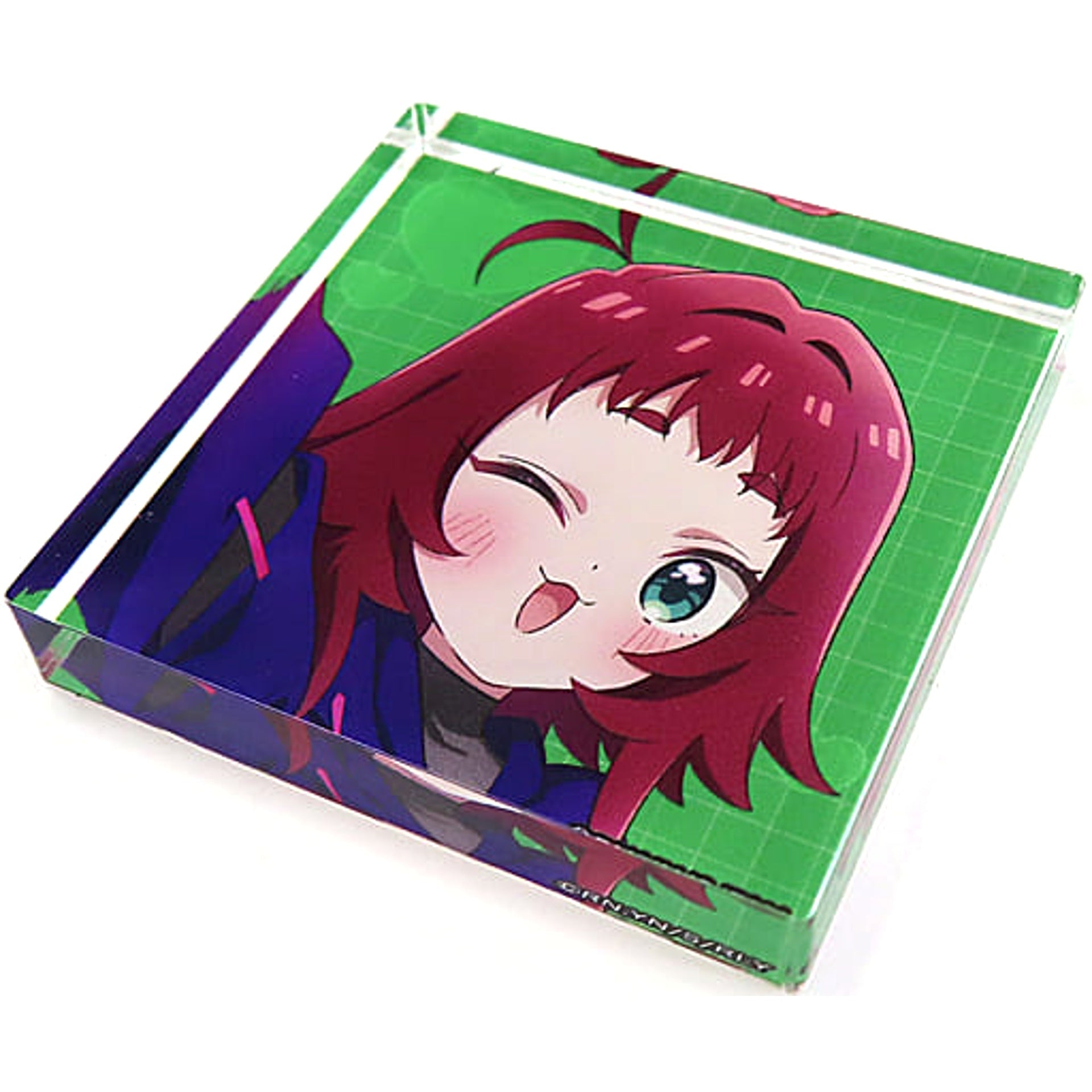 The 100 Girlfriends Who Really Really Really Really Really Love You Kusuri Yakuzen Acrylic Block Collection WEB Kuji Welcome to the Rentaro Family Prize E Acrylic Stands [USED]
