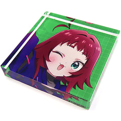 The 100 Girlfriends Who Really Really Really Really Really Love You Kusuri Yakuzen Acrylic Block Collection WEB Kuji Welcome to the Rentaro Family Prize E Acrylic Stands [USED]