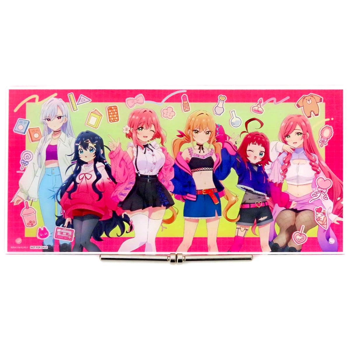 The 100 Girlfriends Who Really, Really, Really, Really, Really Love You Webkuji Welcome to Koitaro Family Acrylic Panel More-Chan! Prize Acrylic Stands [USED]