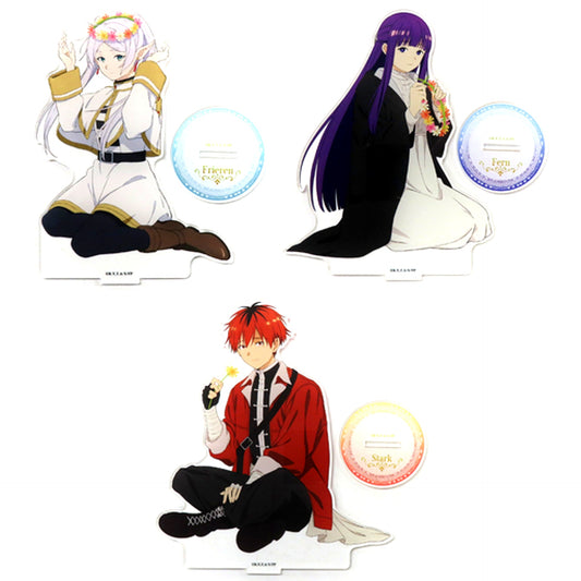 Set of 3 E Prize Acrylic Stand WEB Kuji Frieren Beyond Journeys End [USED]