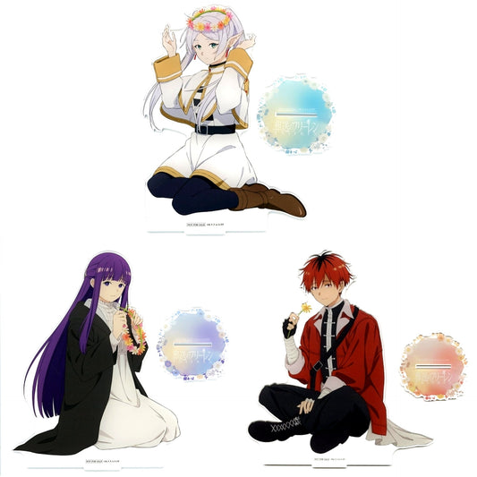 Frieren & Fern & Stark Last WIN Prize Extra Large Acrylic Stand WEB Kuji Frieren Beyond Journey's End Online Ltd [USED]