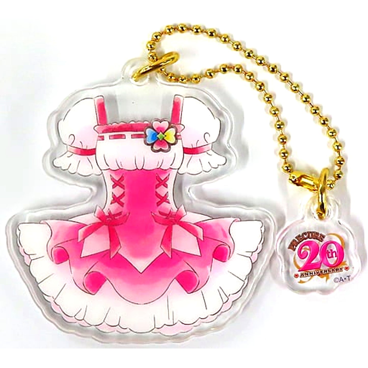 Cure Peach Pretty Cure Ichiban Kuji 20th Anniversary! Costume Acrylic Charm Prize E [USED]