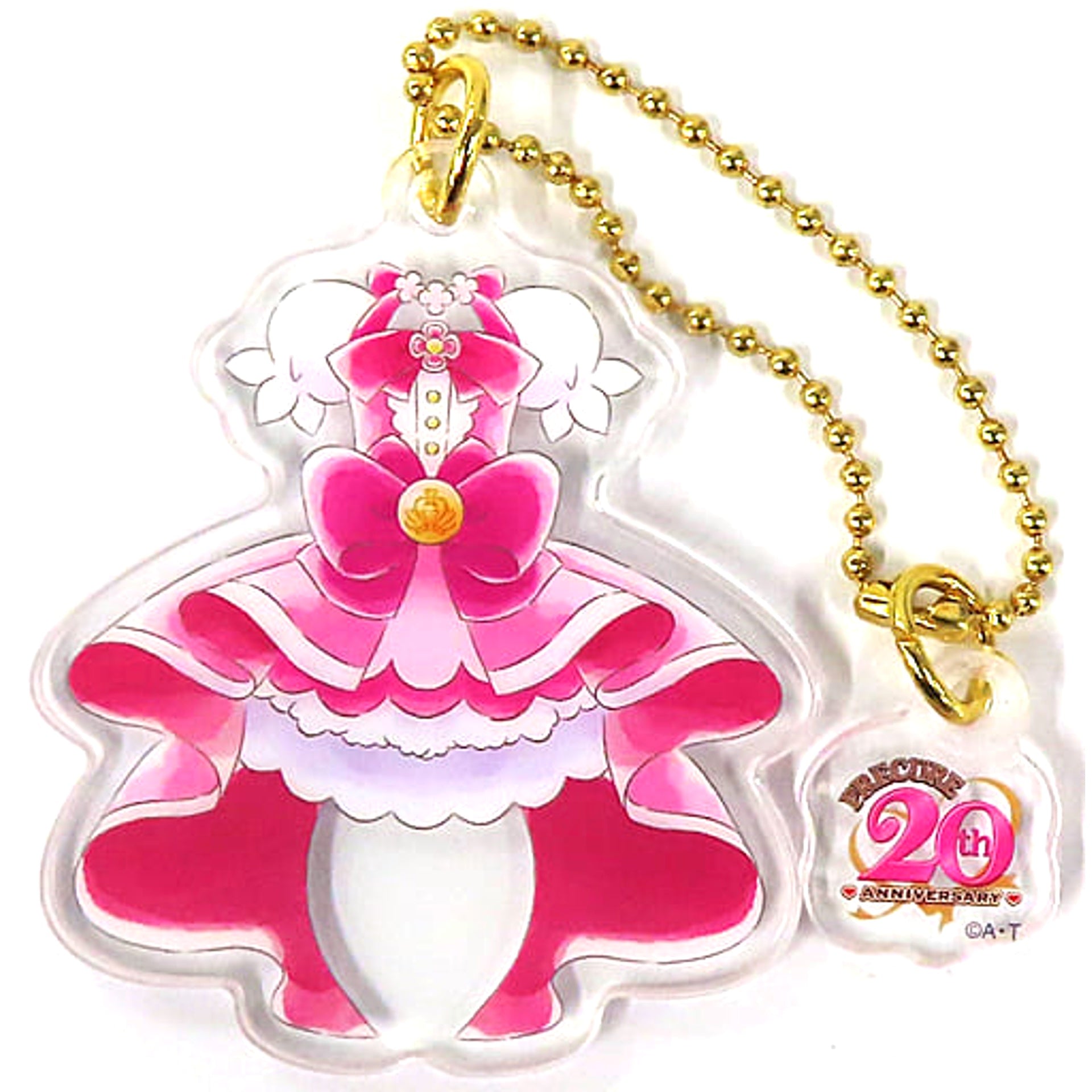 Pretty Cure Cure Flora Ichiban Kuji 20th Anniversary! Costume Acrylic Charm Prize E [USED]