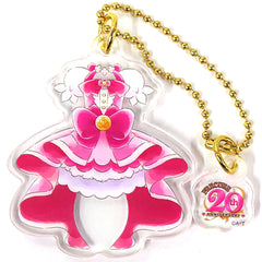 Pretty Cure Cure Flora Ichiban Kuji 20th Anniversary! Costume Acrylic Charm Prize E [USED]