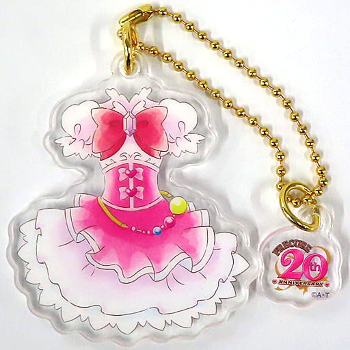 Pretty Cure Cure Miracle Ichiban Kuji 20th Anniversary! Costume Acrylic Charm Prize E [USED]