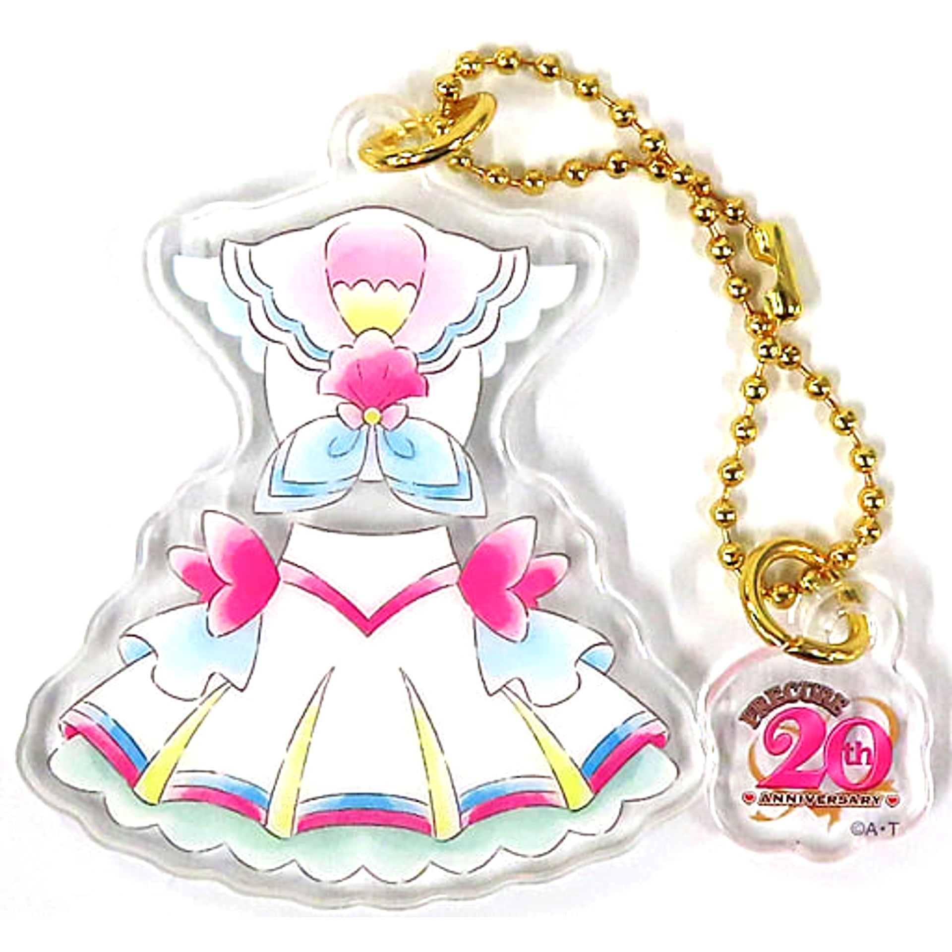 Pretty Cure Cure Summer Ichiban Kuji 20th Anniversary! Costume Acrylic Charm Prize E [USED]