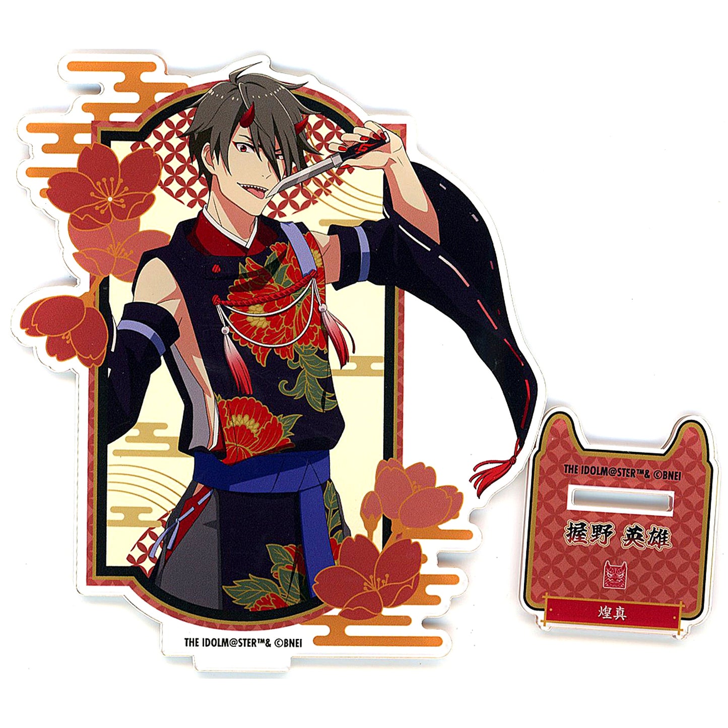 Hideo Akuno The Idolmaster SideM Passionable Reading Show Tenchi Shishinden Official Acrylic Stand [USED]