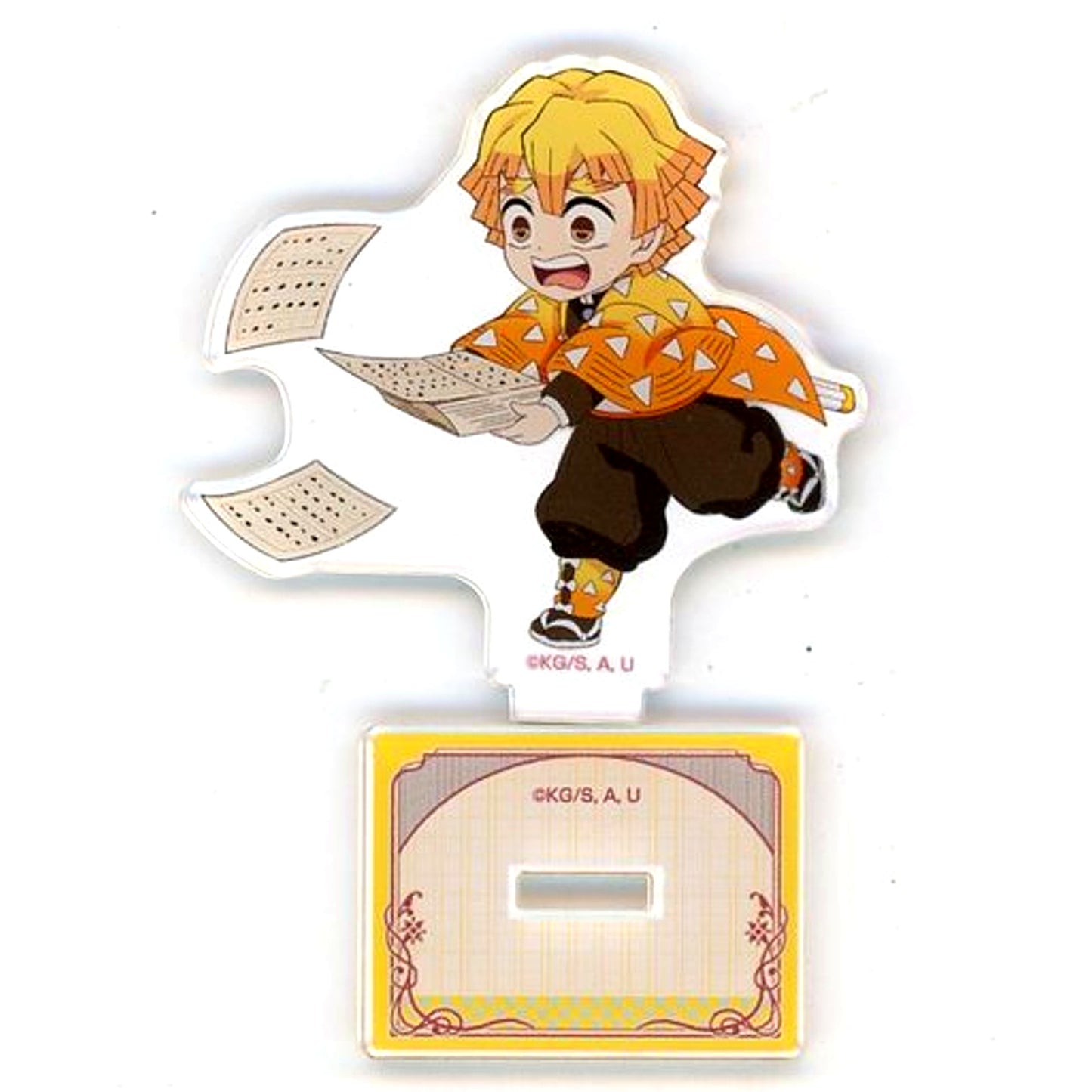 Zenitsu Agatsuma Demon Slayer: Kimetsu no Yaiba Random Mini Acrylic Stand Jump Festa 2024 Goods [USED]