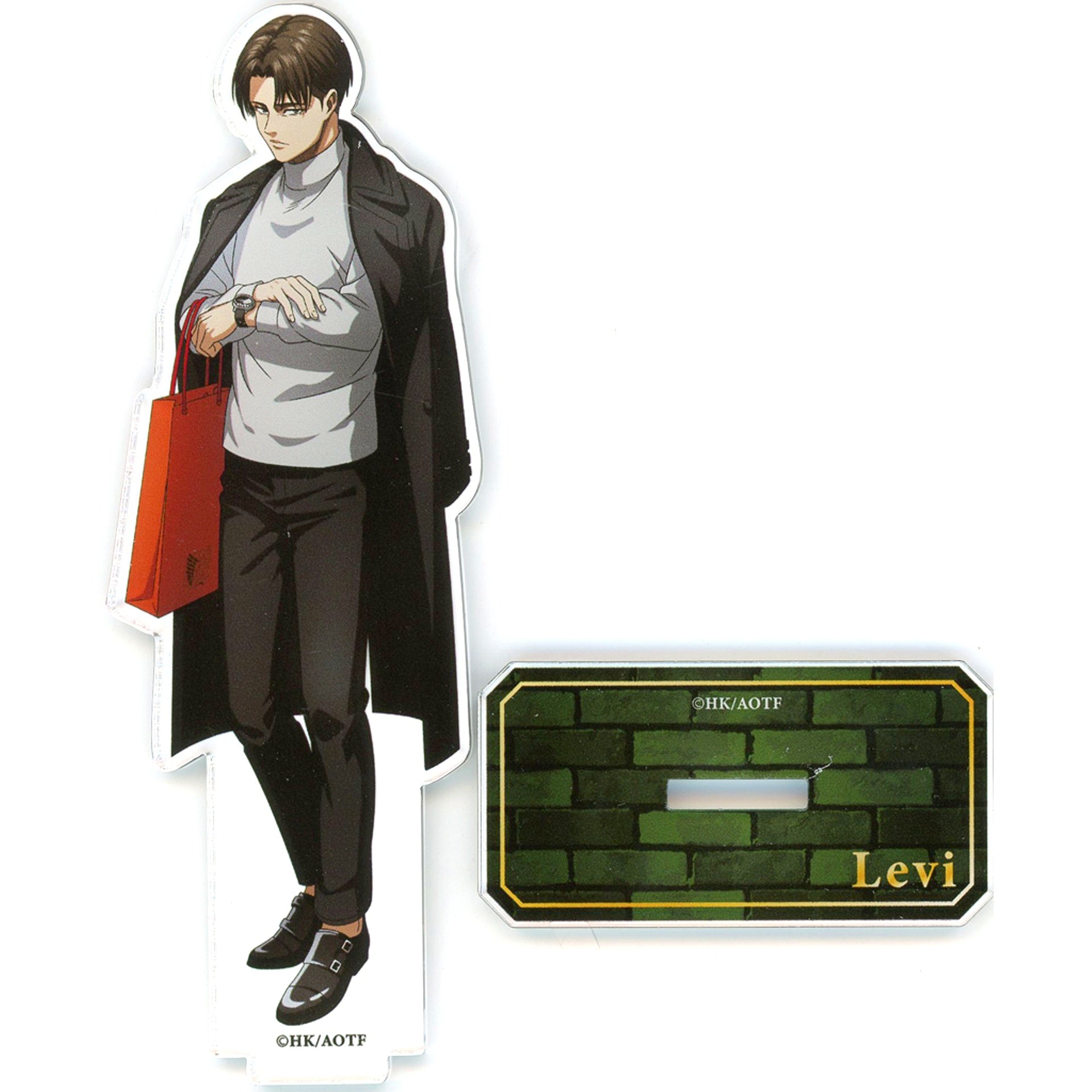 Levi Ackerman Attack on Titan The Final Season Collaboration Cafe in SMILE BASE CAFE Acrylic Stand [USED]