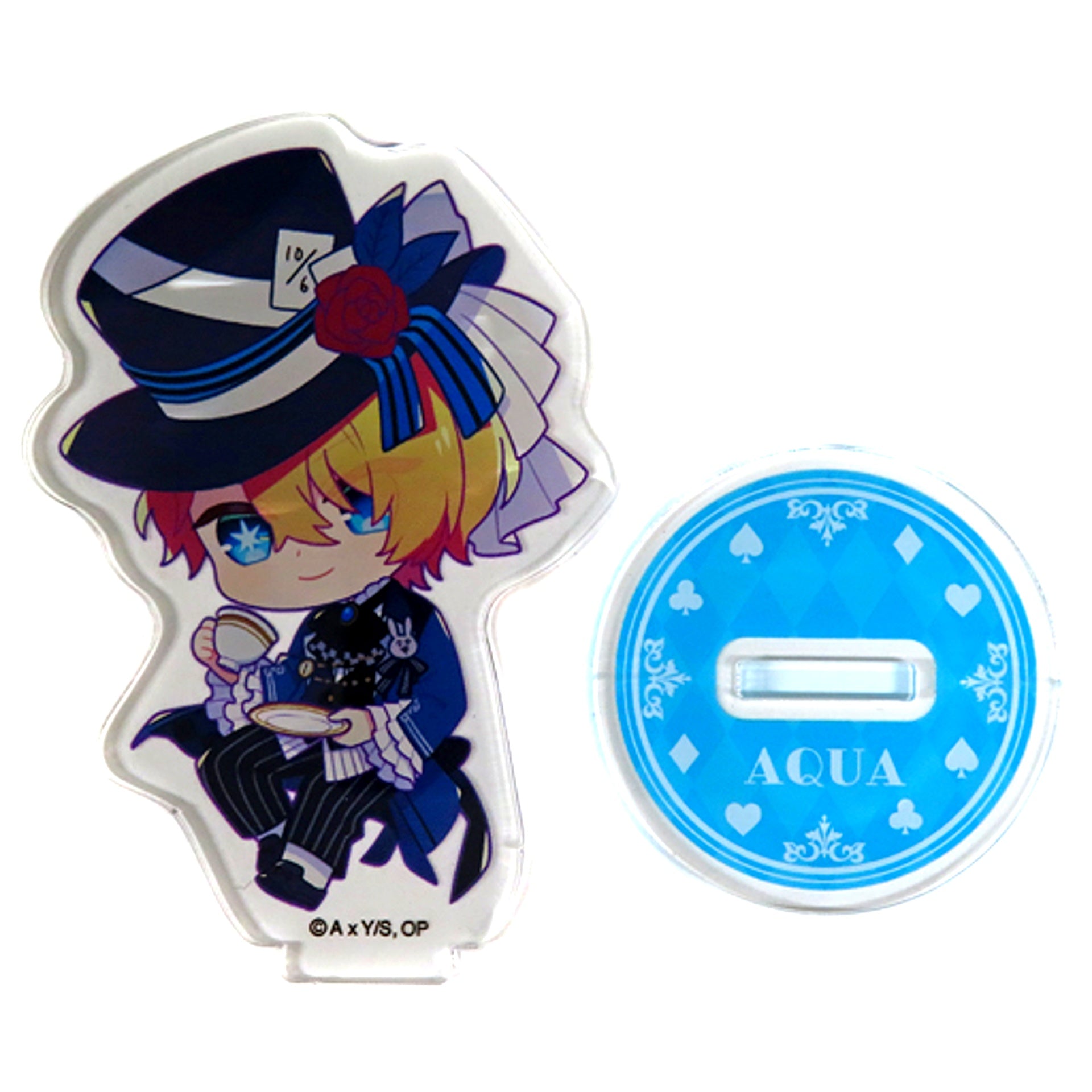Aqua Alice in Wonderland Ver. Oshi no Ko Jump Festa 2024 Ver. Trading Mini Chibi Character Acrylic Stand [USED]