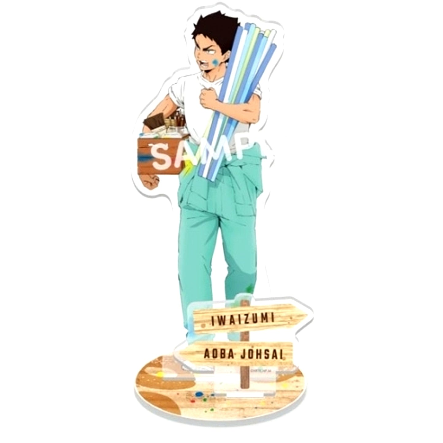 Hajime Iwaizumi Paint Suit Acrylic Stand Plate Haikyu!! [USED]
