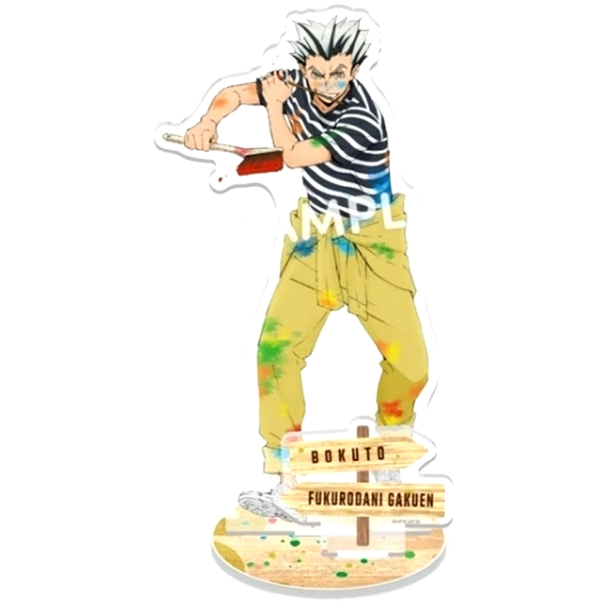 Kotaro Bokuto Haikyu!! Paint Suit Acrylic Stand Plate [USED]
