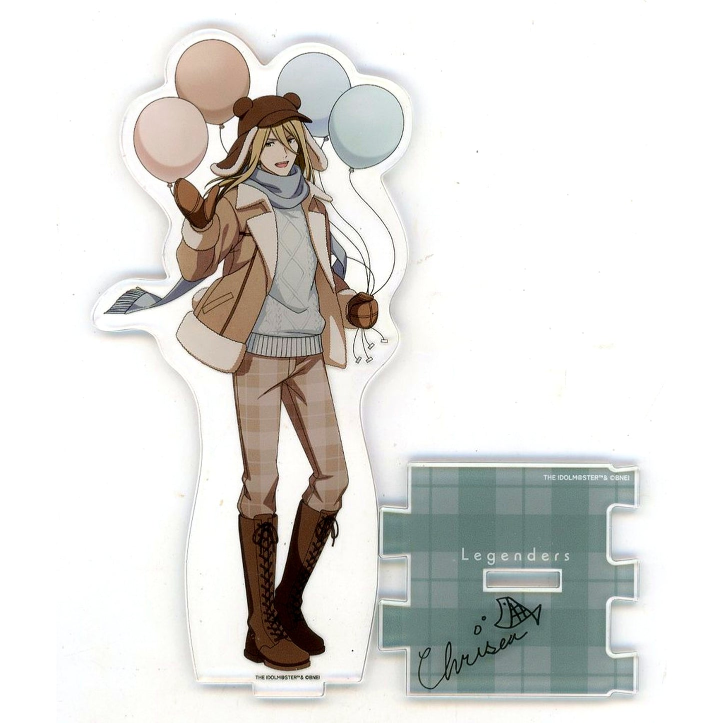 Chris Koron Idolmaster SideM Acrylic Stand Pop-up Store Winter Bears [USED]