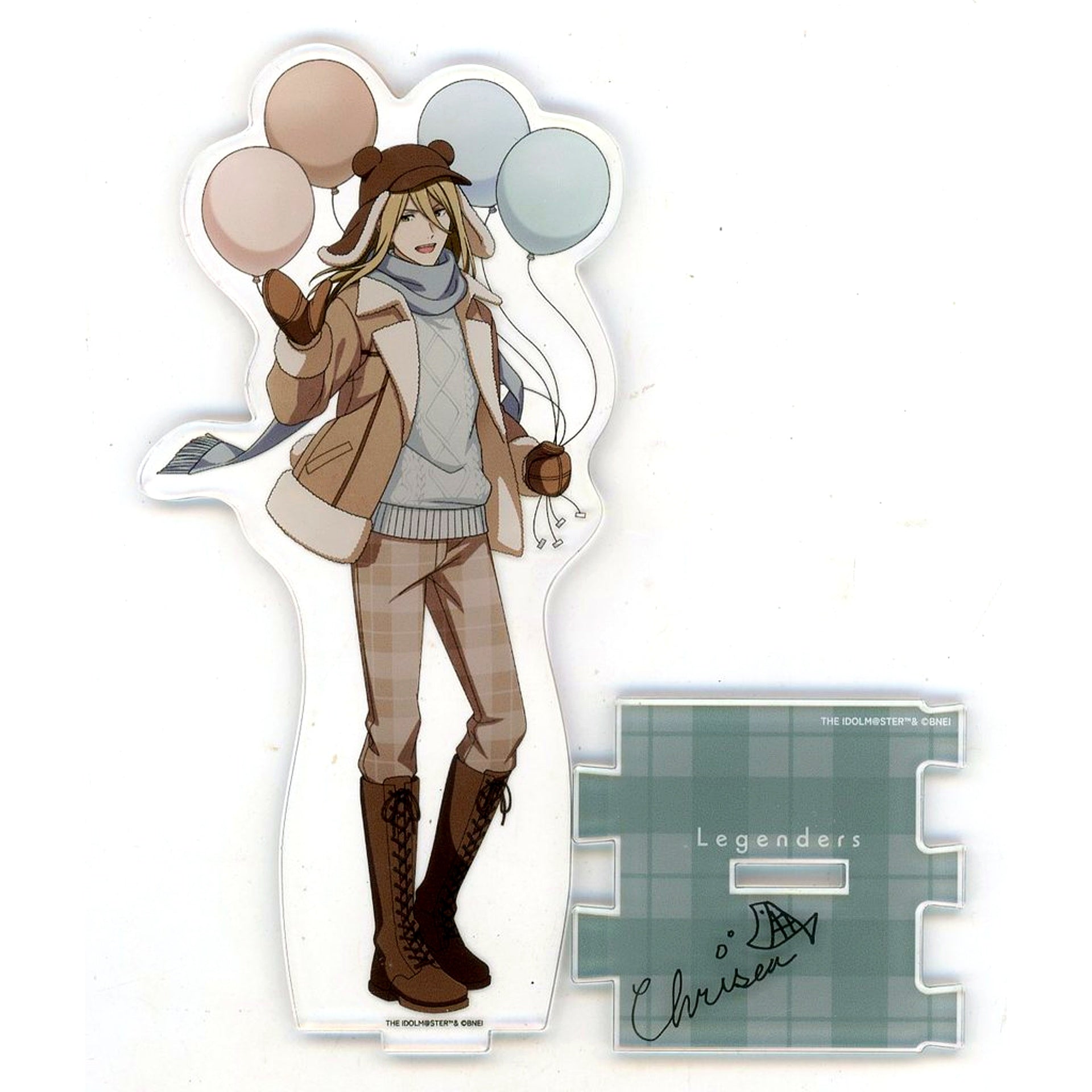Chris Koron Idolmaster SideM Acrylic Stand Pop-up Store Winter Bears [USED]