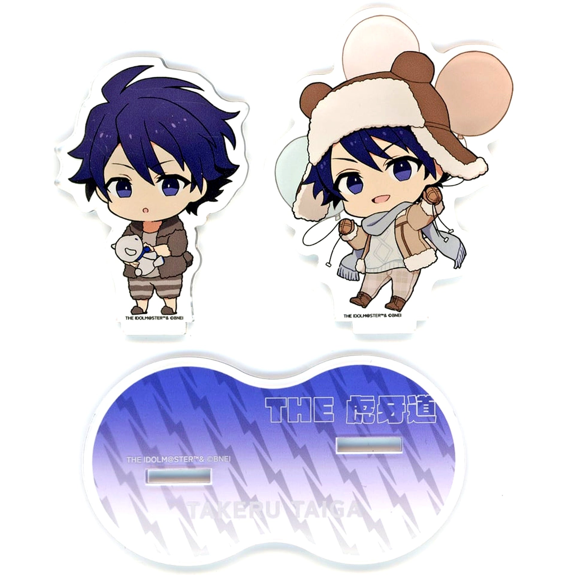 Takeru Taiga THE IDOLM@STER SideM Winter Bears Trading Pair Acrylic Stand A Pop Up Store [USED]