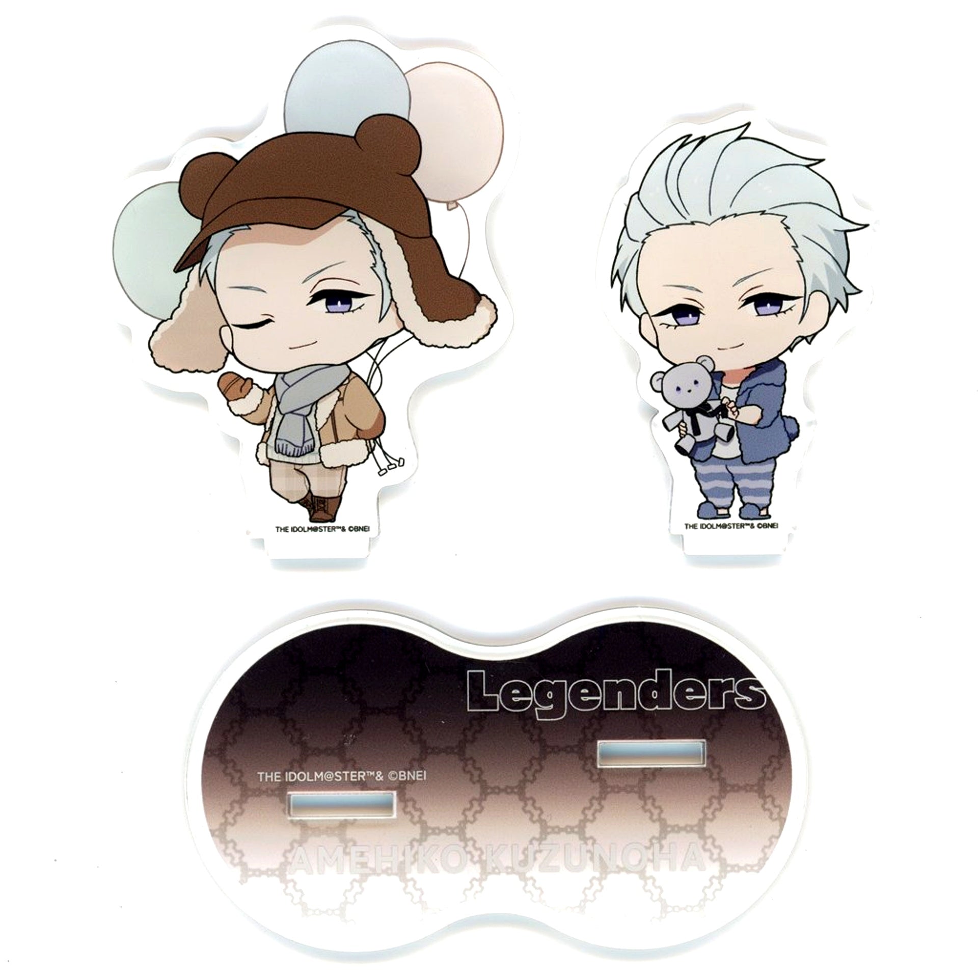 Amehiko Kuzunoha The Idolmaster SideM Trading Pair Acrylic Stand A Pop Up Store Winter Bears [USED]