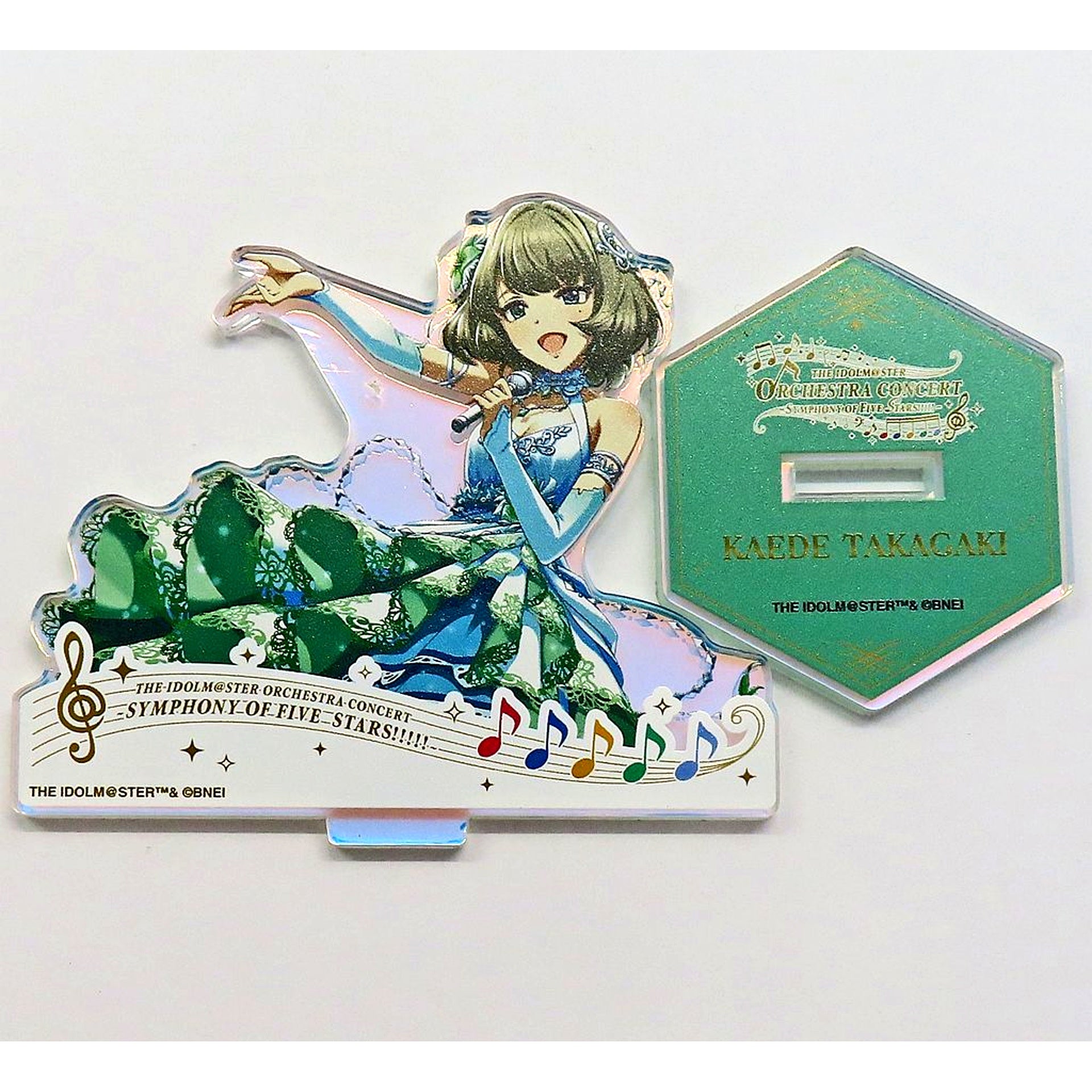 Kaede Takagaki The Idolmaster Orchestra Concert Symphony of Five Stars!!!!! Commemorative Official Aurora Acrylic Stand [USED]