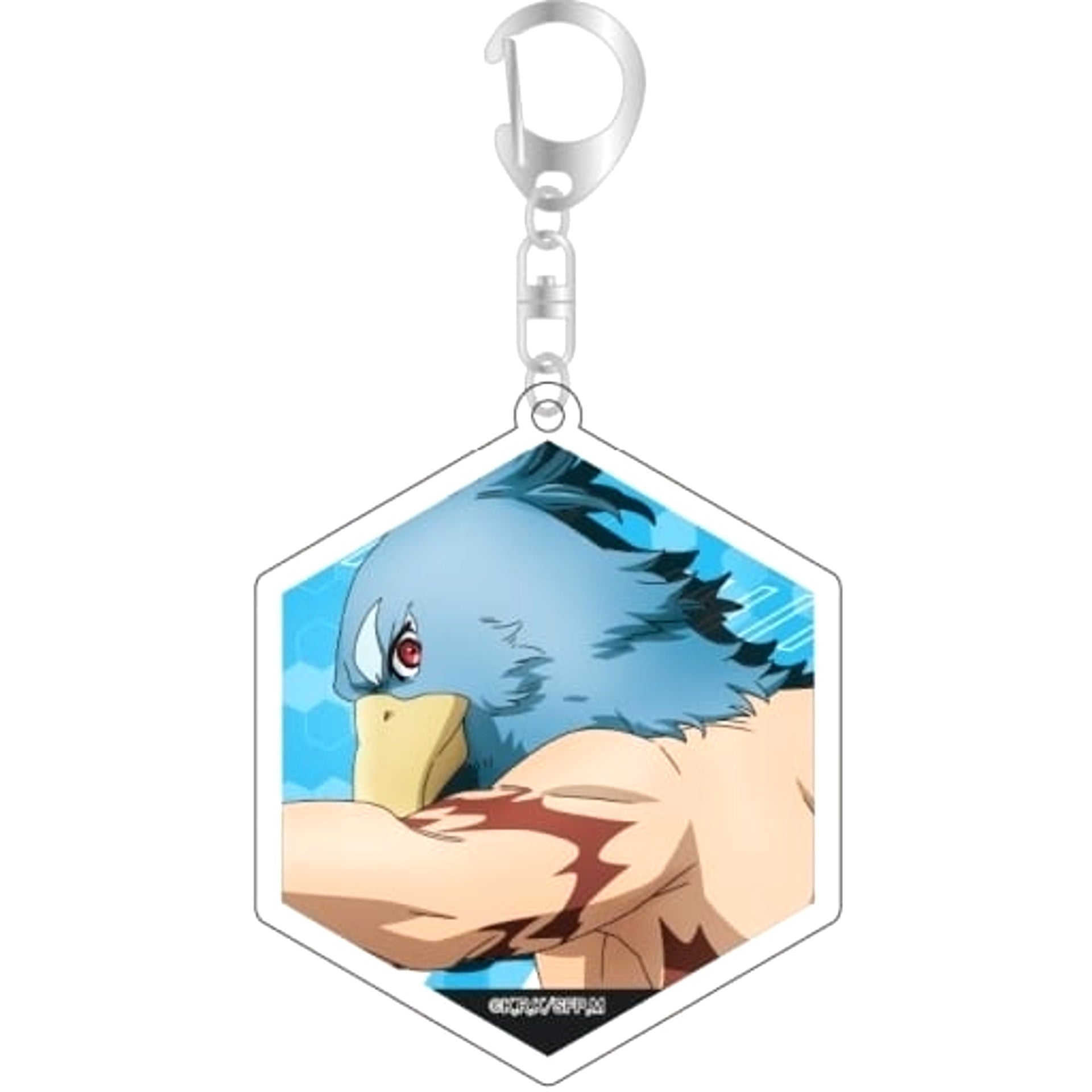 Shangri-La Frontier Sunraku Newly-Drawn Acrylic Key Ring Keychains [USED]
