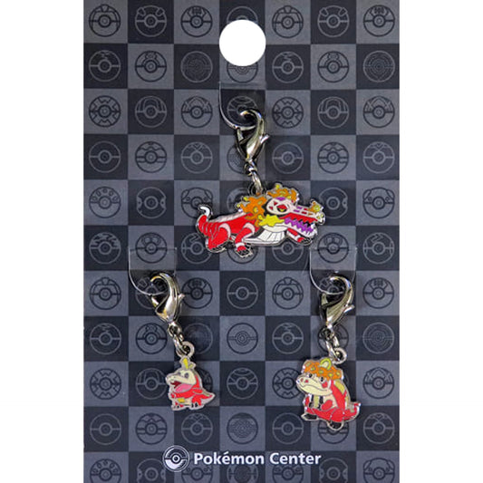 Pokemon Fuecoco & Others National Pokedex Metal Charm Pokemon Center Limited Charm [USED]