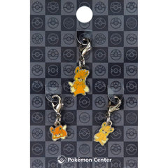 Pokemon Pawmi & Others National Pokedex Metal Charm Pokemon Center Limited Charm [USED]