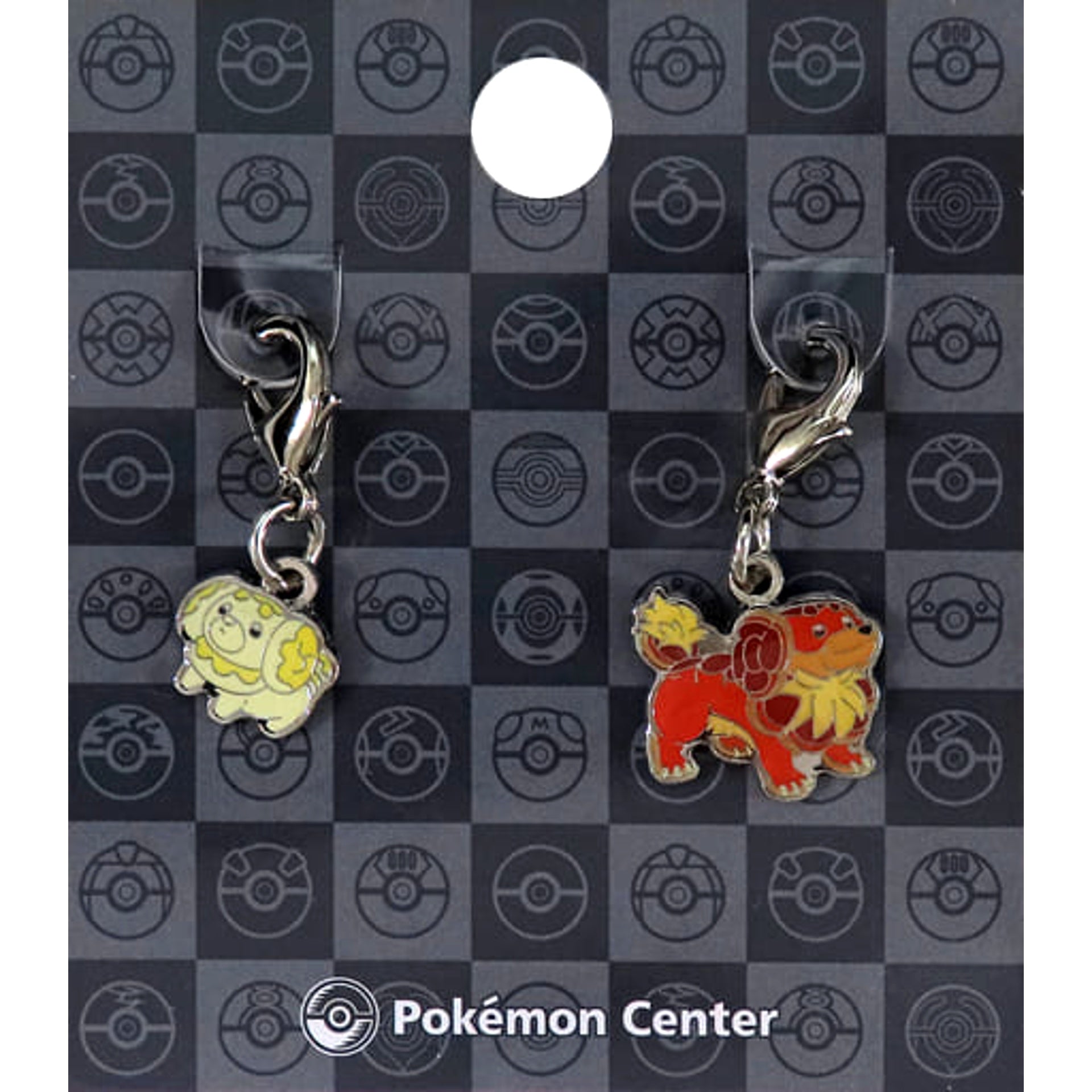 Pokemon Fidough Dachsbun National Pokedex Metal Charm Pokemon Center Limited Charm [USED]