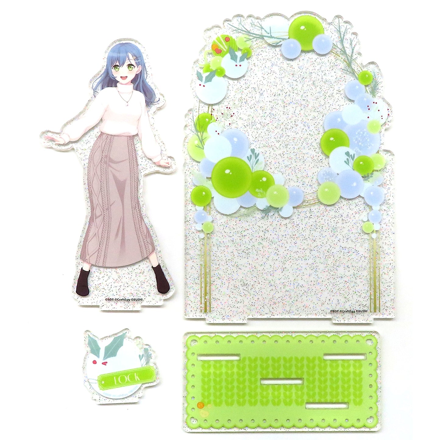 LOCK BIG Diorama Acrylic Figure 2023 Winter Ver. Vol. 1 BanG Dream! Girls Band Party! GiGO Fes 2023 Winter [USED]